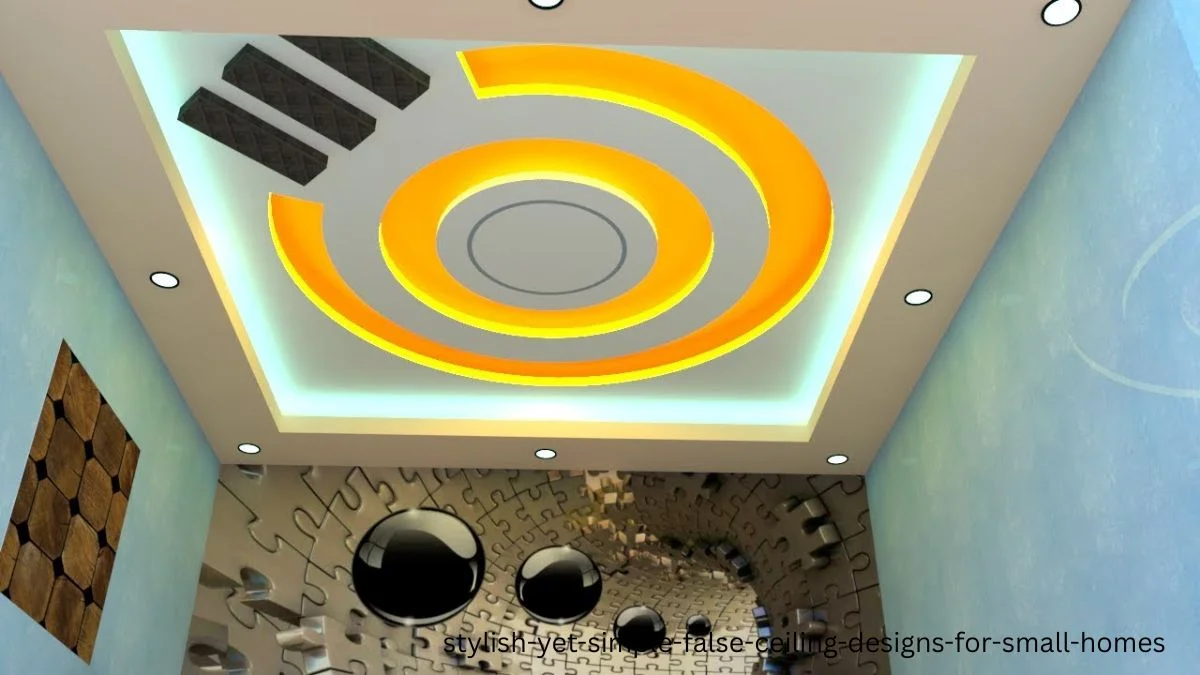 stylish yet simple false ceiling designs for small homes