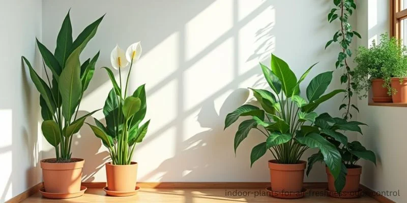 Indoor Plants for Air Freshness Odor Control