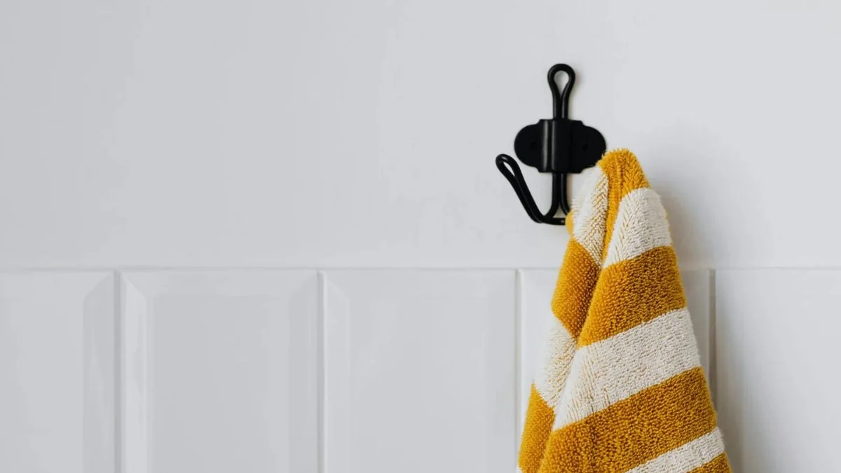 Minimalist Ring and Hook Towel Holders That Blend In