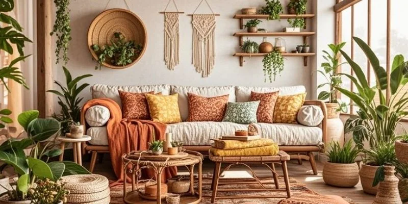 Boho-Style Plant Centerpiece