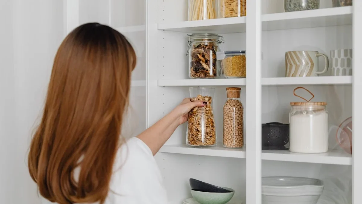 A well-organized pantry