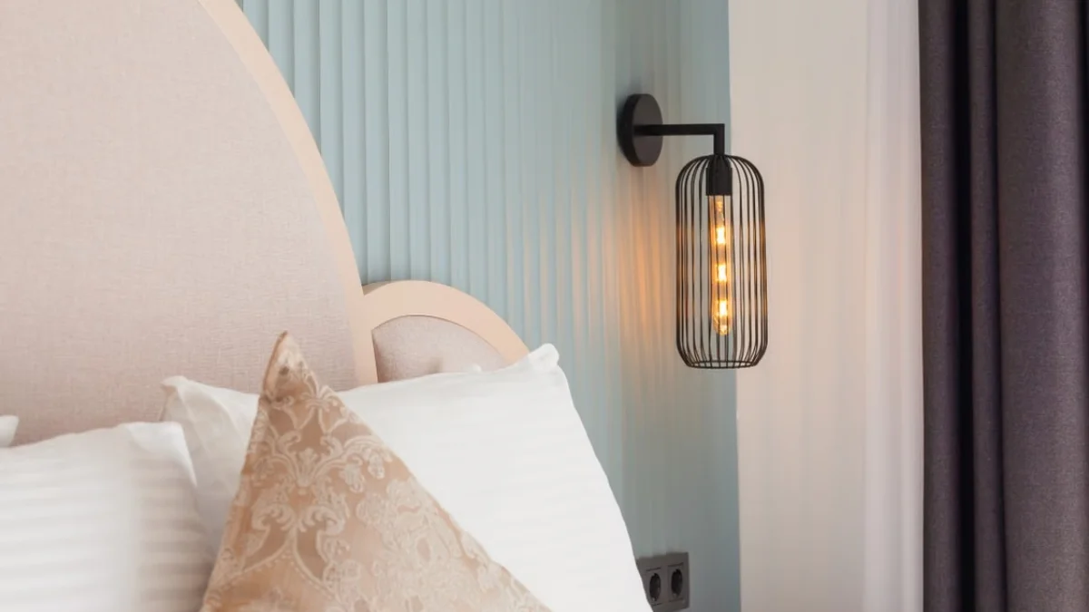 Bedrooms do better with warmer, softer light generally