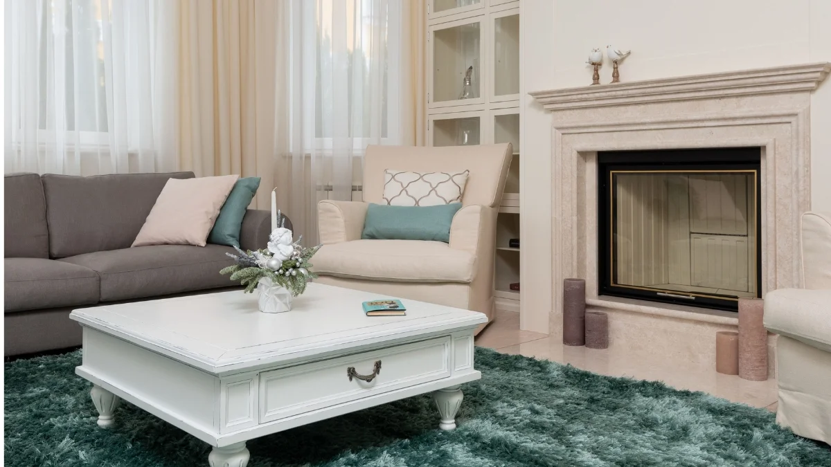 Green rugs for living room