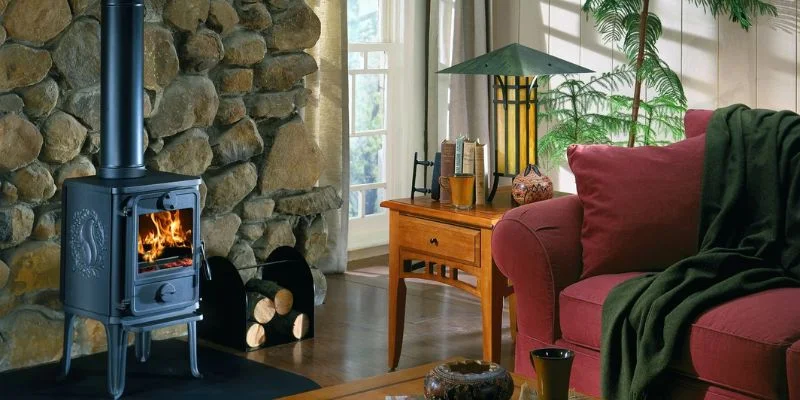 Natural Stone Surround Stove