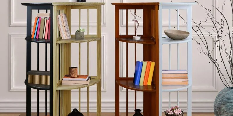 standing foldable bookshelf