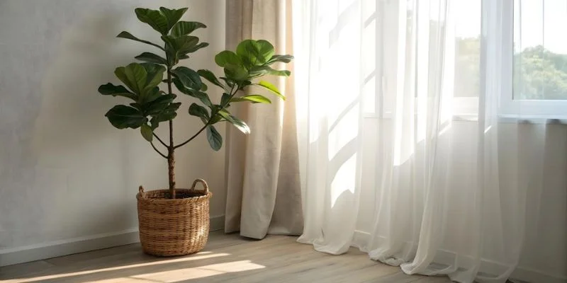 Fiddle Leaf Fig  Minimalist Home Decor