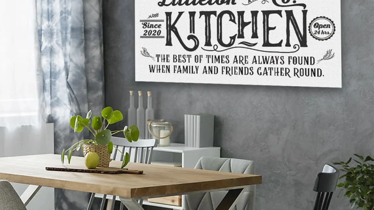 Best Placement Ideas for Kitchen Wall Art, Above the Dining Area 