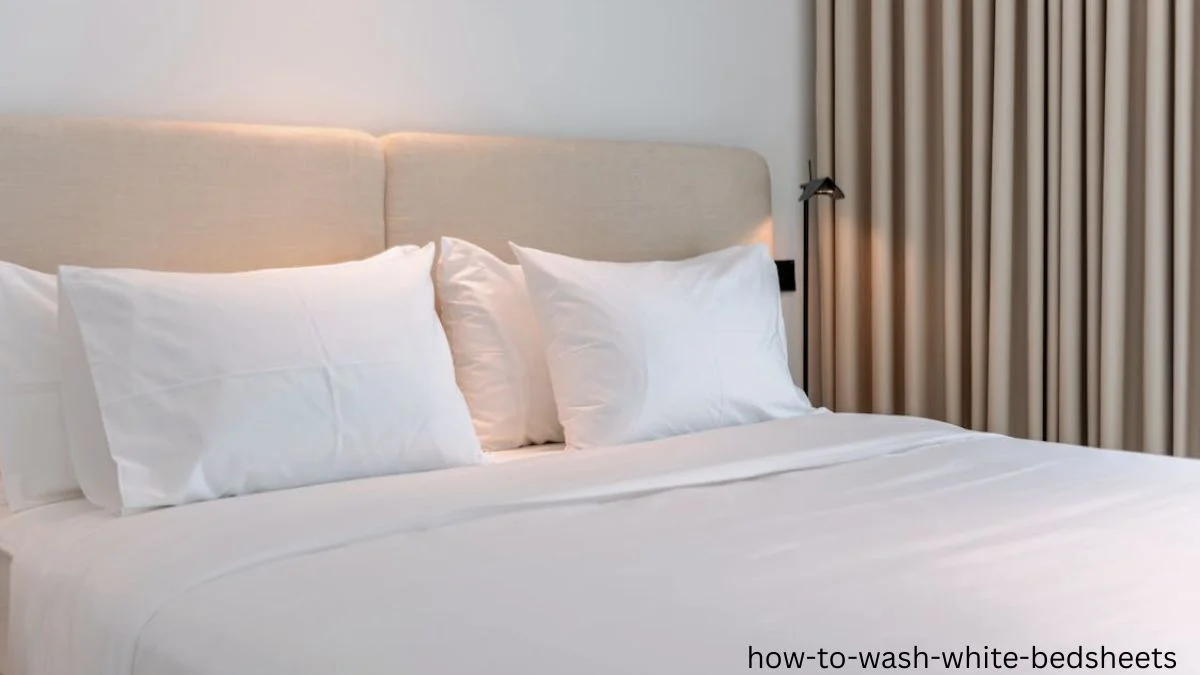 how to wash white bedsheets