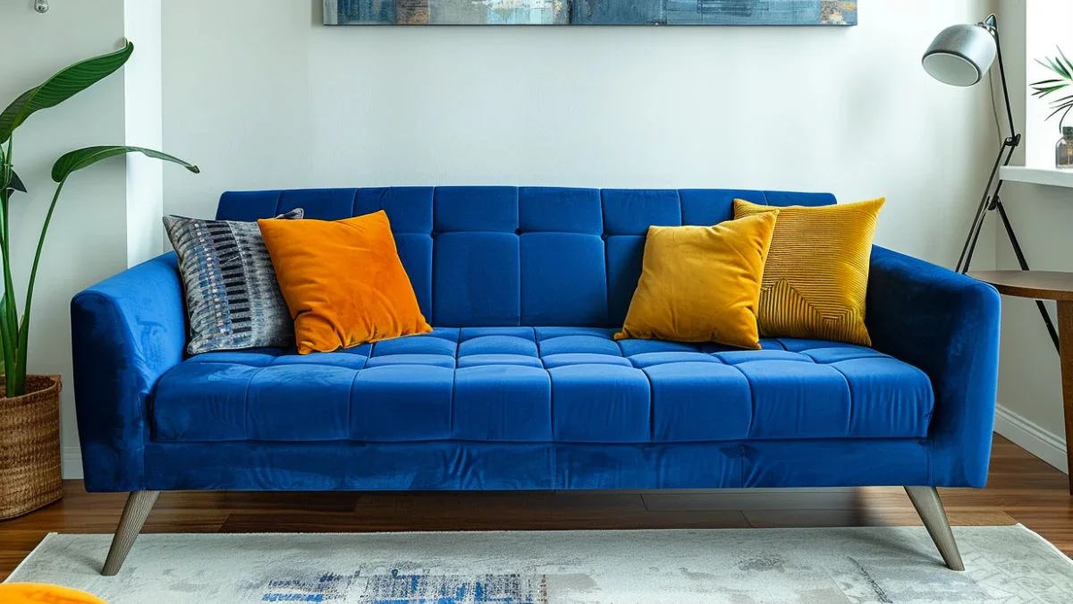 Best Materials for Blue Sofas in 2026