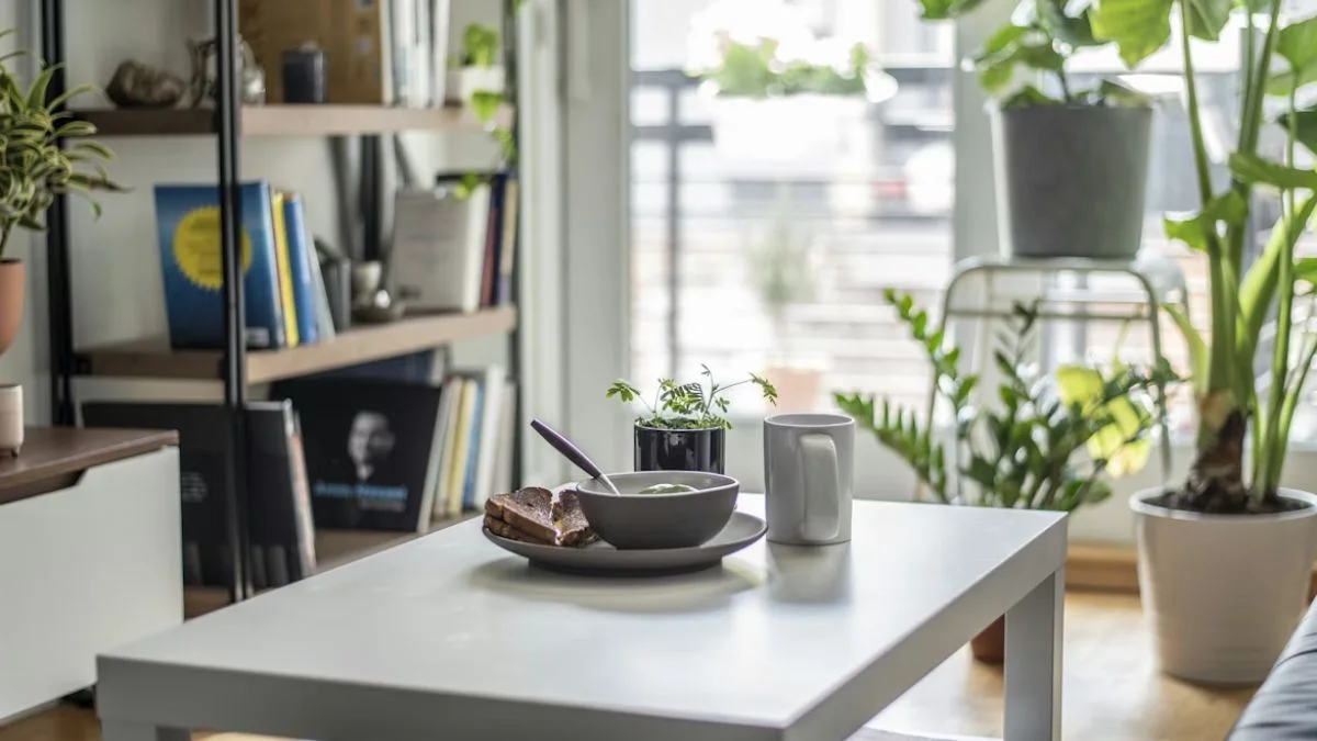 Decorate Coffee Tables with Mini Plants