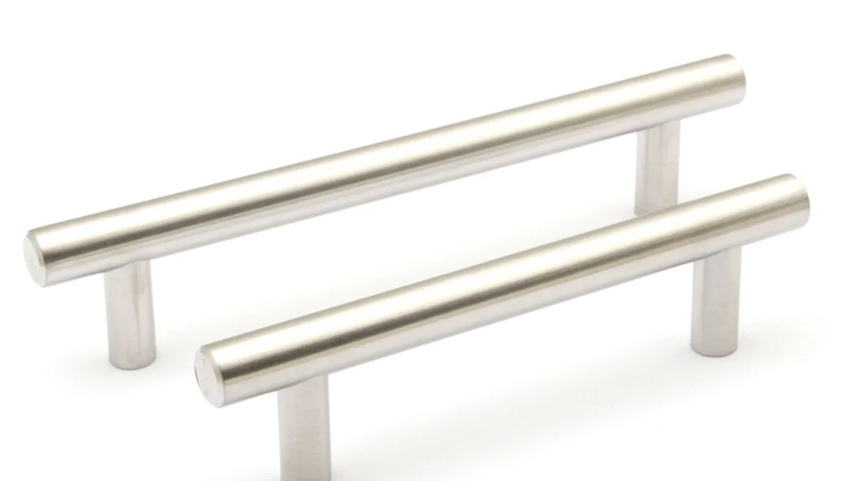Sleek Stainless Steel Pulls