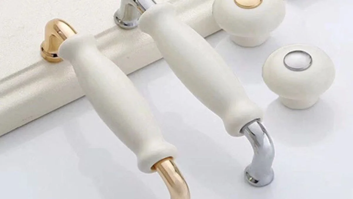 White Porcelain Handles