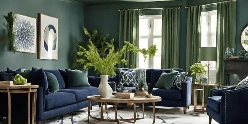 Balance Greenery With Neutral Furniture