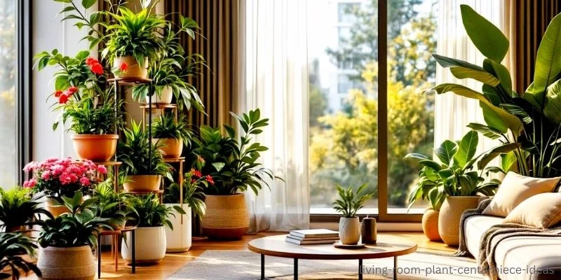 Living Room Plant Centerpiece Ideas
