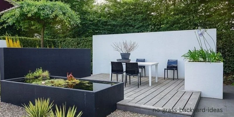 no grass backyard ideas